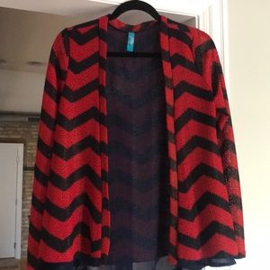 Red and Navy Top from Francesca’s